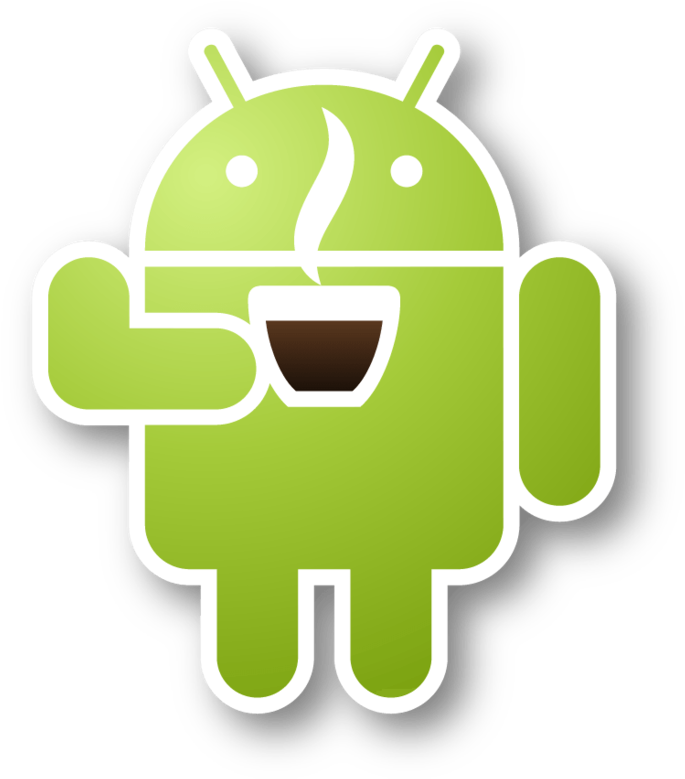 Andro#robot-coffee - Android Bot Png, Transparent Png PNG with transparent background