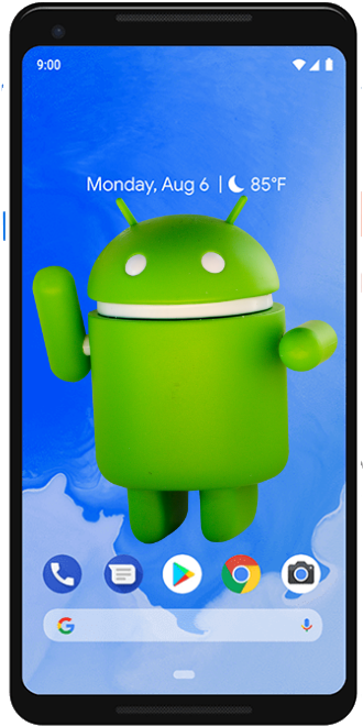 Android 9 Pie Png Wallpaper - Android One 9, Transparent Png PNG with transparent background