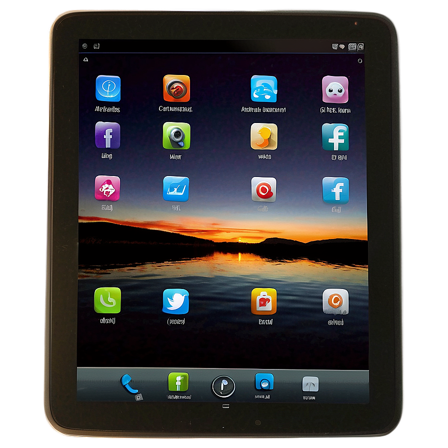 Android Tablet Device PNG 05062024 PNG with transparent background