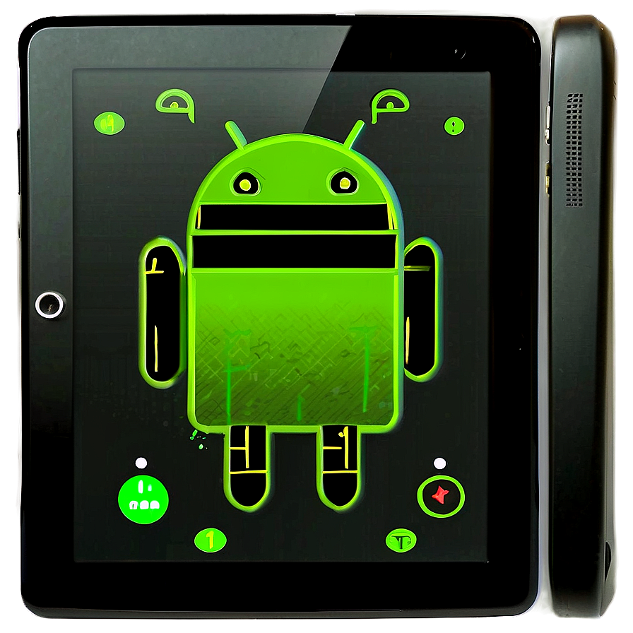 Android Tablet Device PNG hel PNG with transparent background