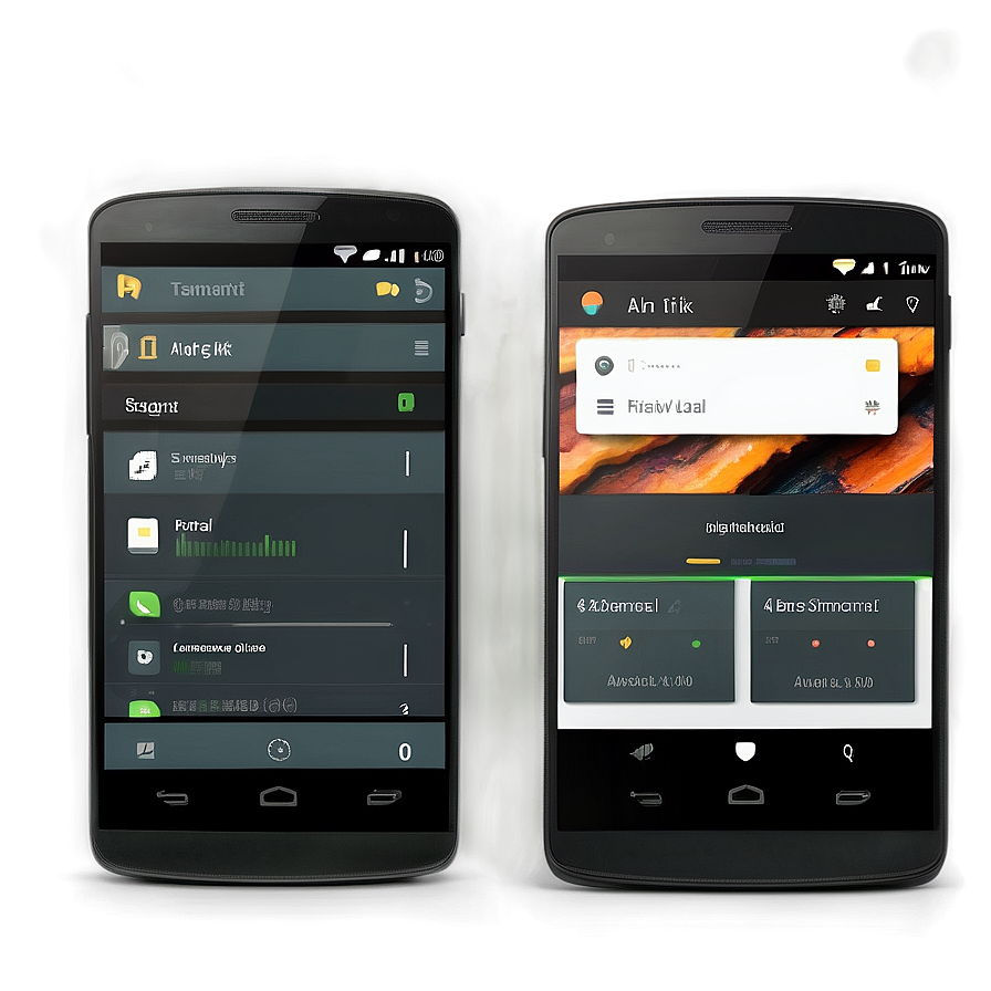 Android UI Kit Elements PNG ahs PNG with transparent background