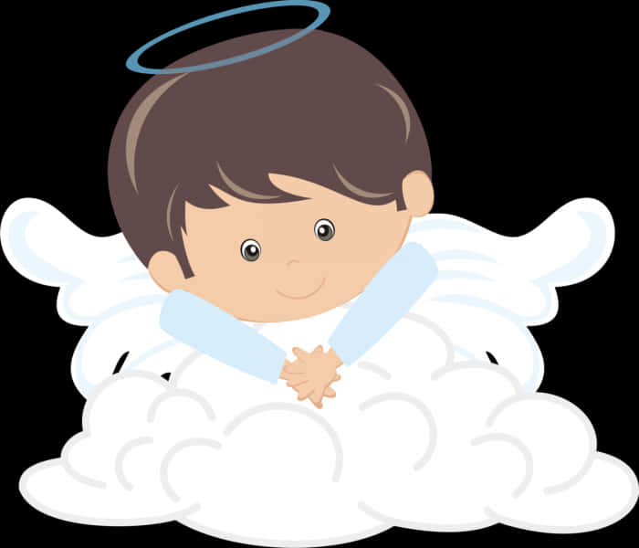 Angel Child Cartoon Baptism