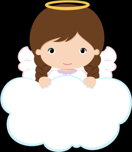 Angel Cloud Invitation Graphic