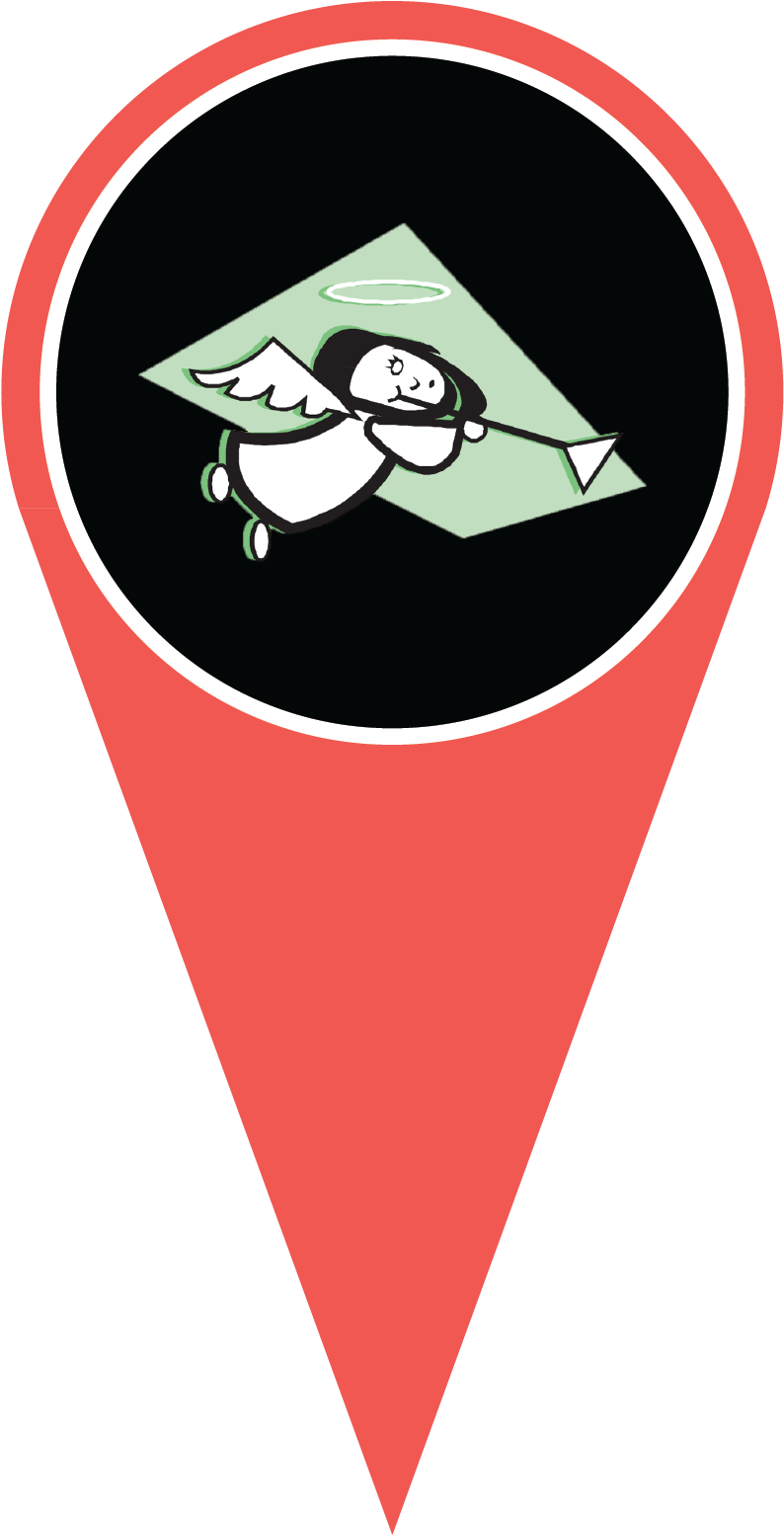 Angel Cupid Map Pin Icon