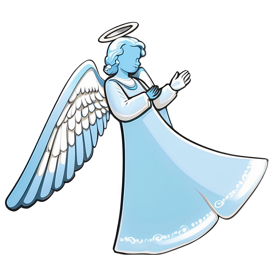 Angel Outline Png 05032024