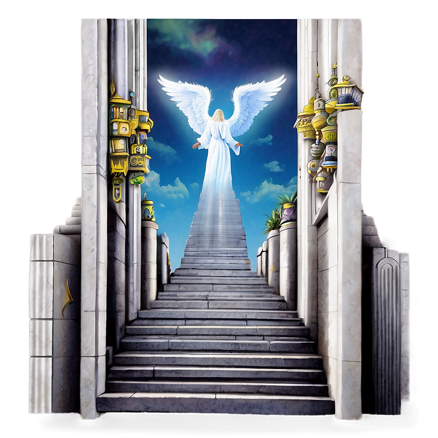 Angel's Stairway To Heaven Png 06252024