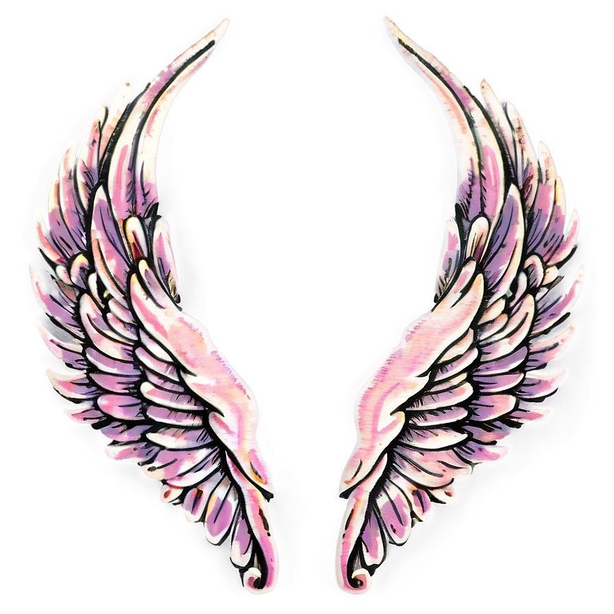 Angel Wings Tattoo PNG   05042024 PNG with transparent background