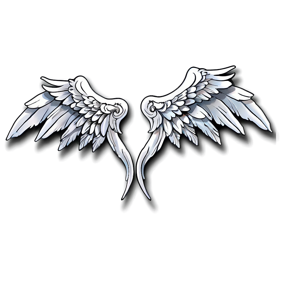 Angel Wings Tattoo PNG   tuj PNG with transparent background