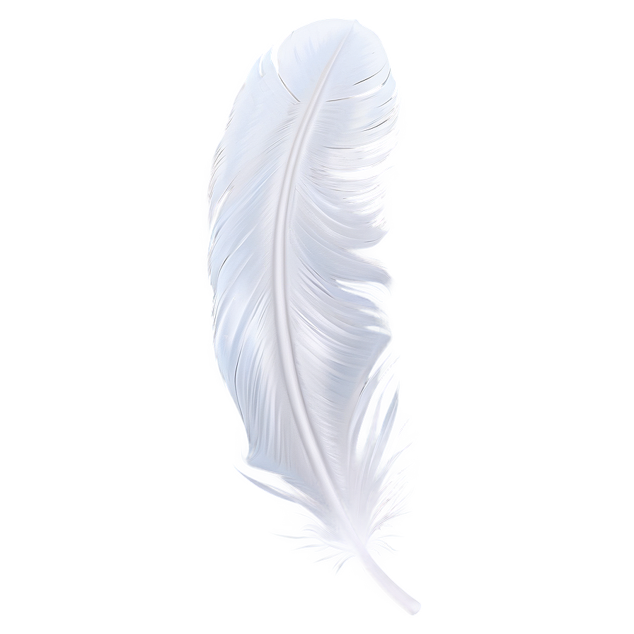 Angelic White Feather Png Rfo78