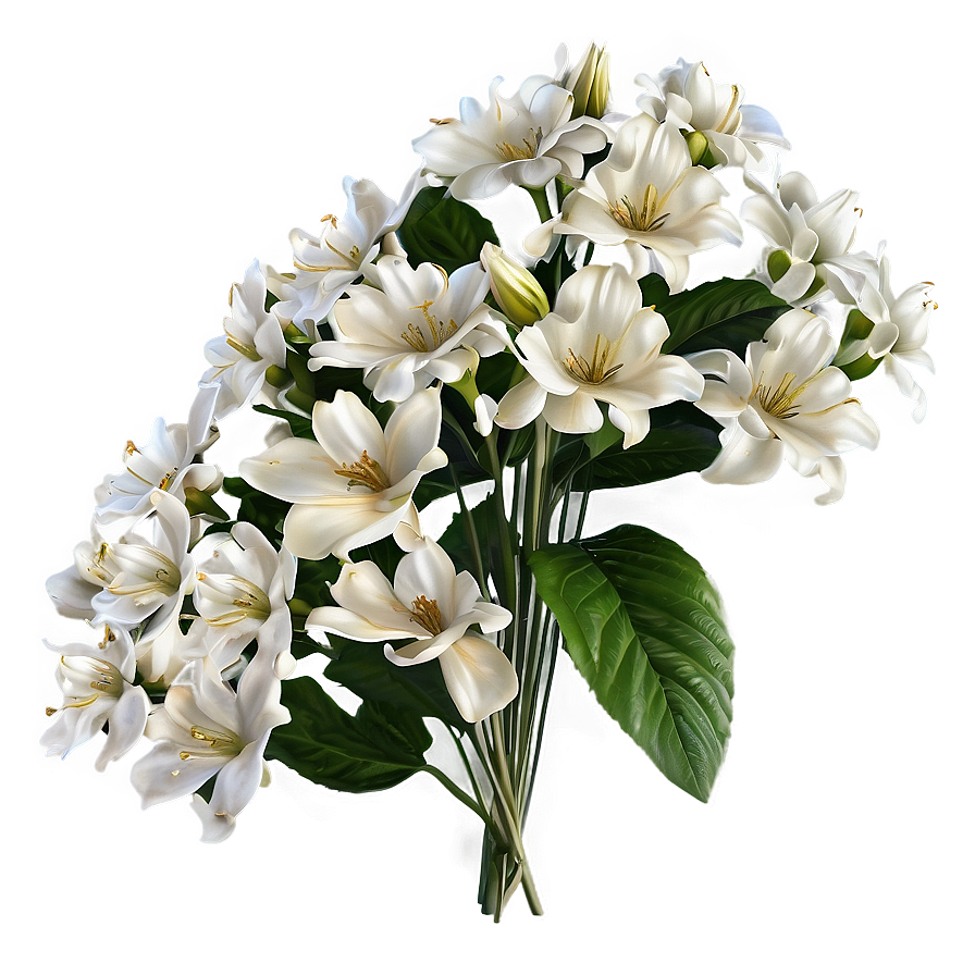 Angelic White Flowers Png Qqx17