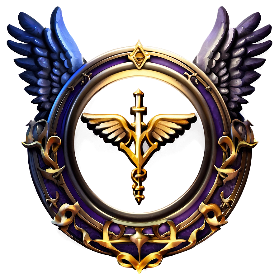 Angelic Wings Emblem Png Ful