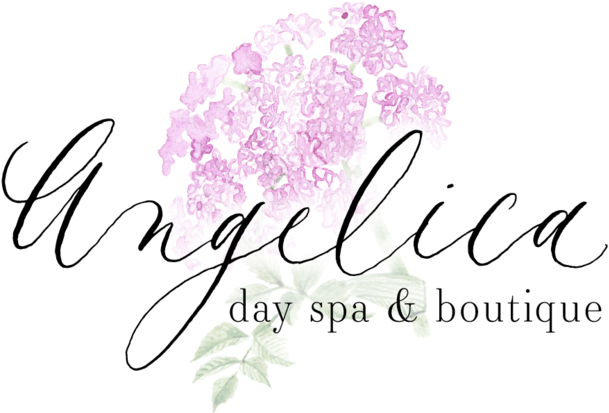Angelica Day Spa Boutique Logo PNG with transparent background