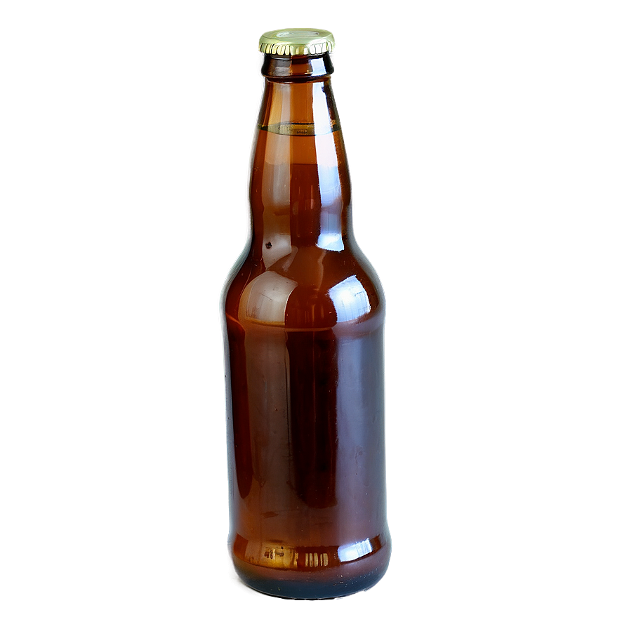 Angled Beer Bottle Png 10