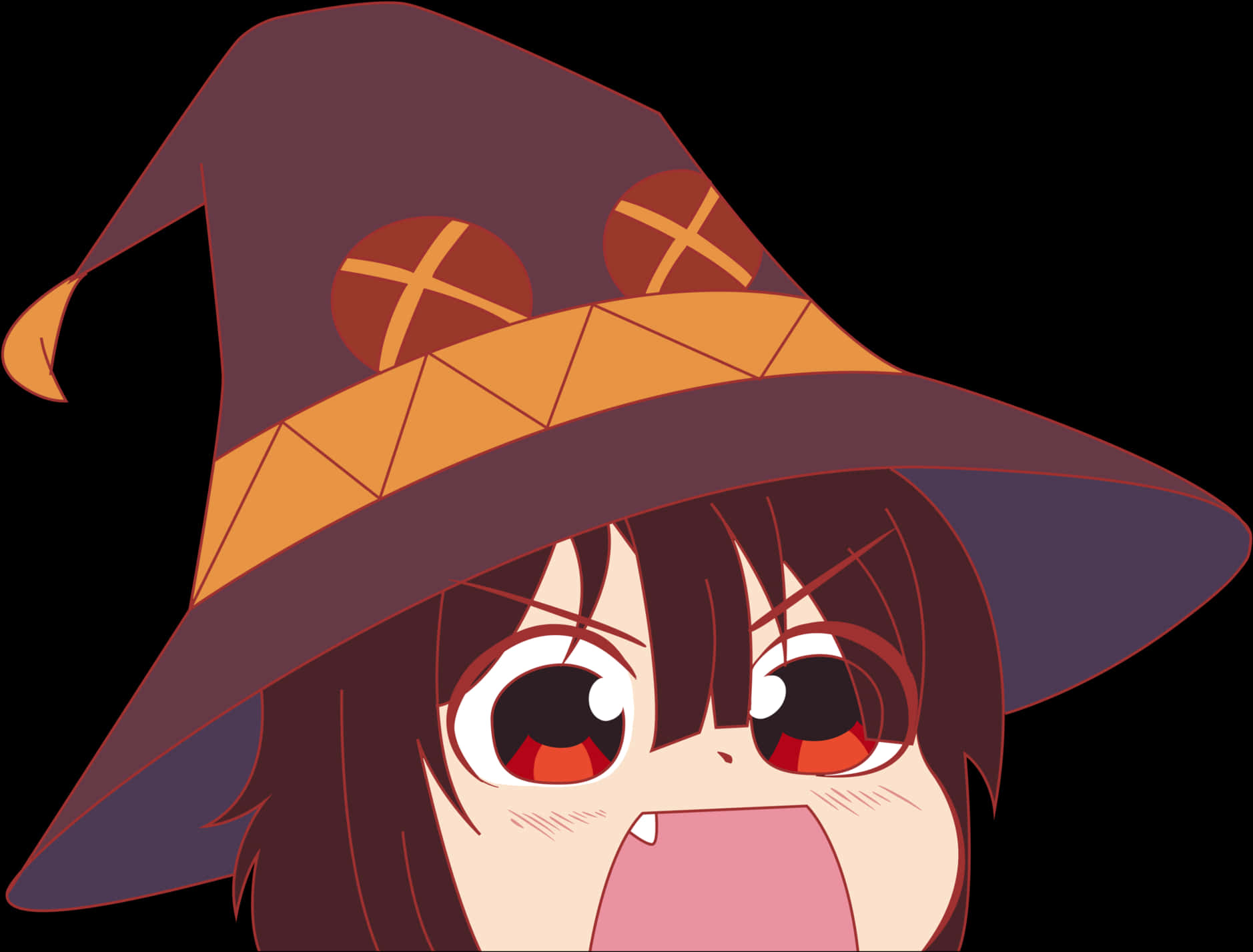 Angri Megumin Explosions - Megumin Png, Transparent Png PNG with transparent background