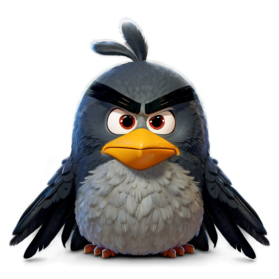 Angry Bird Character PNG 06112024 PNG with transparent background