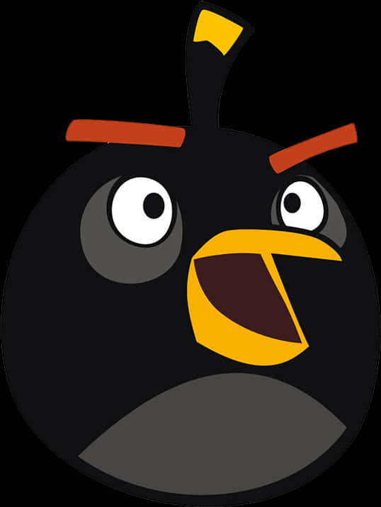 Angry Birds Black Bird Graphic