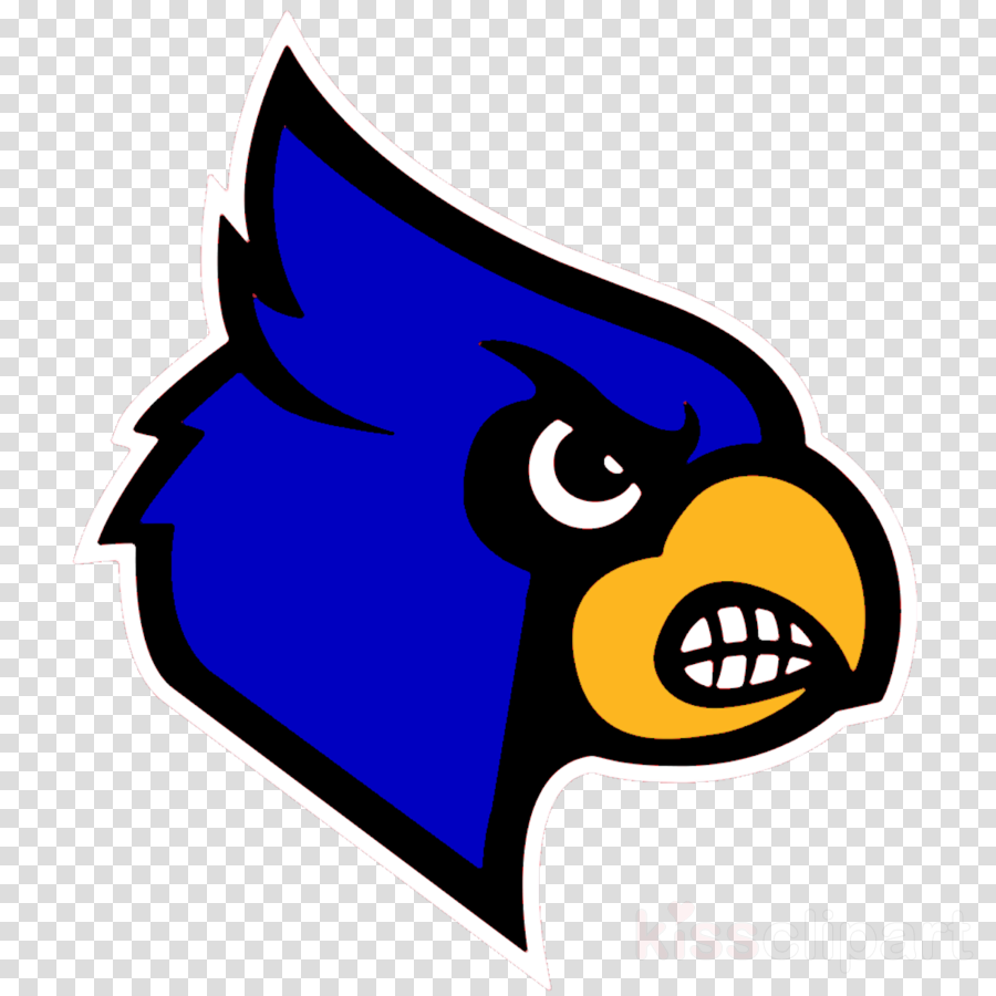 Angry Blue Cardinal Logo