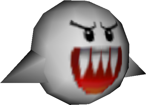 Angry Boo3 D Model