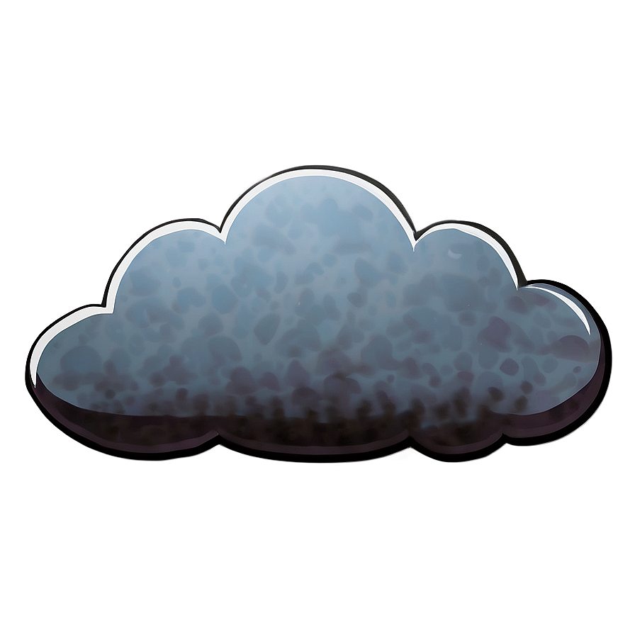 Angry Cartoon Cloud PNG awi80 PNG image with a transparent background, free high-resolution download