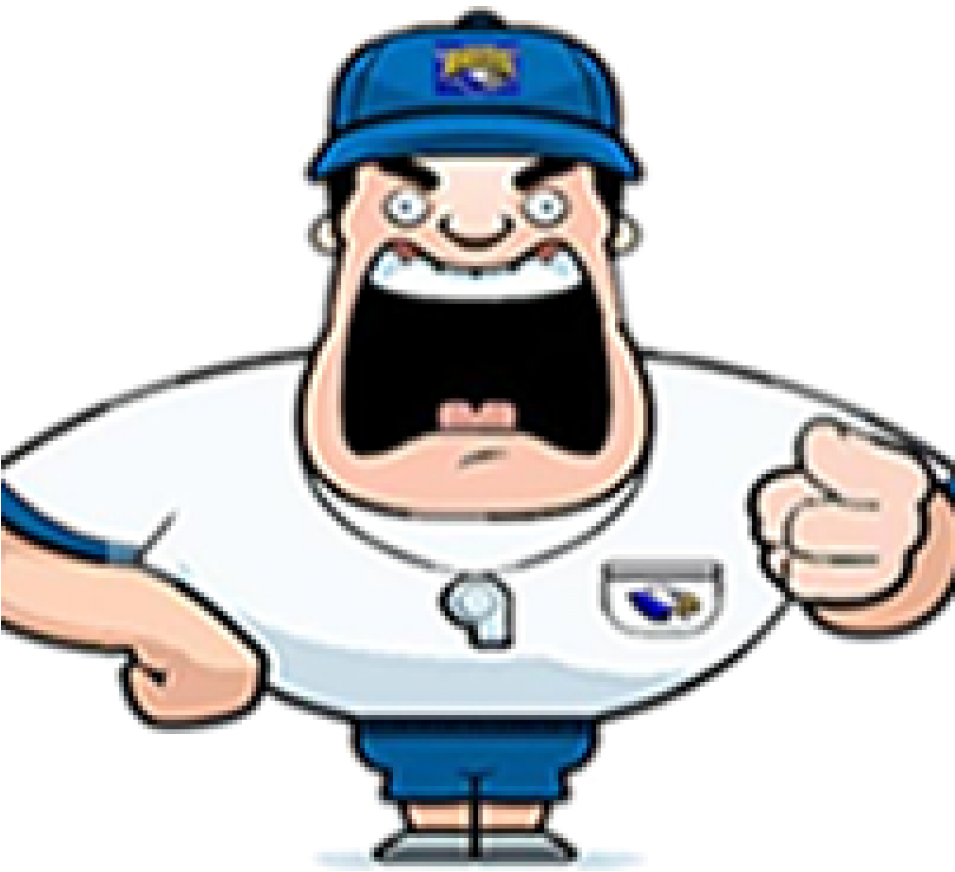 Coach Clipart Png - Drill Sergeant Cartoon, Transparent Png PNG with transparent background