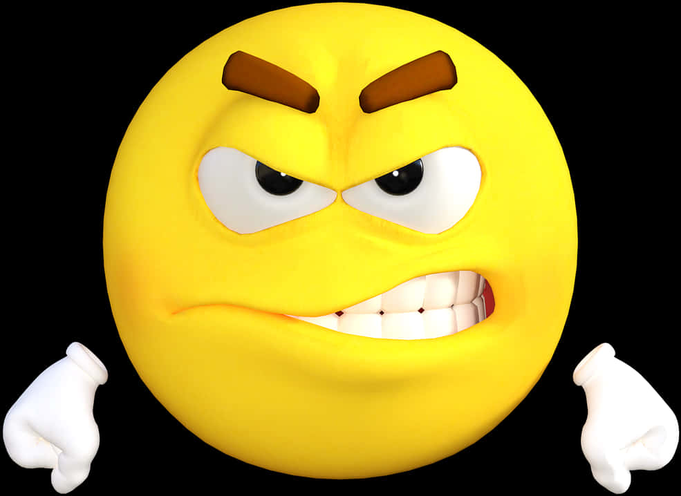 Angry Emoji Expression