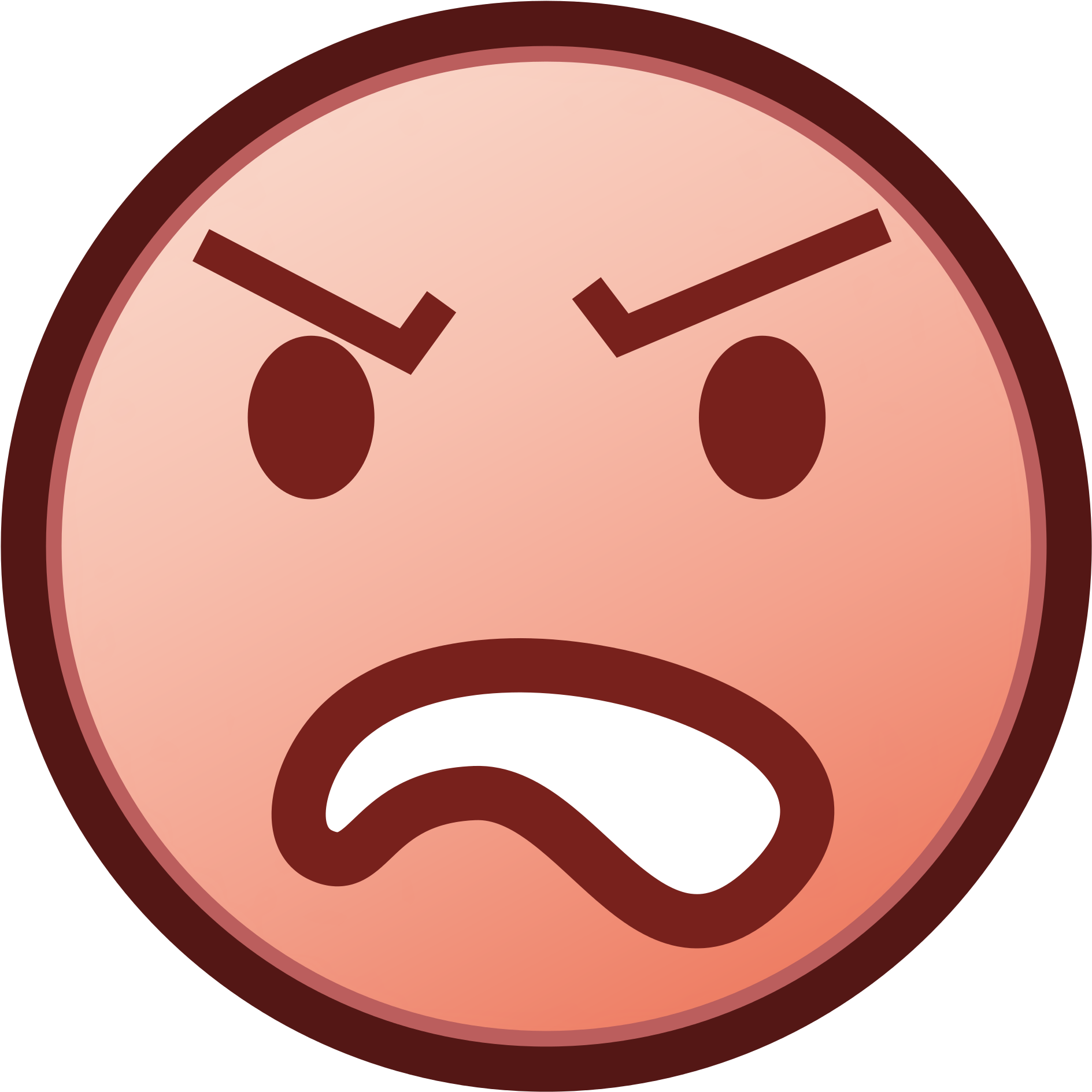 Angry Emoji Png Free Download - Angry Face Transparent Background, Png Download PNG image with a transparent background, free high-resolution download