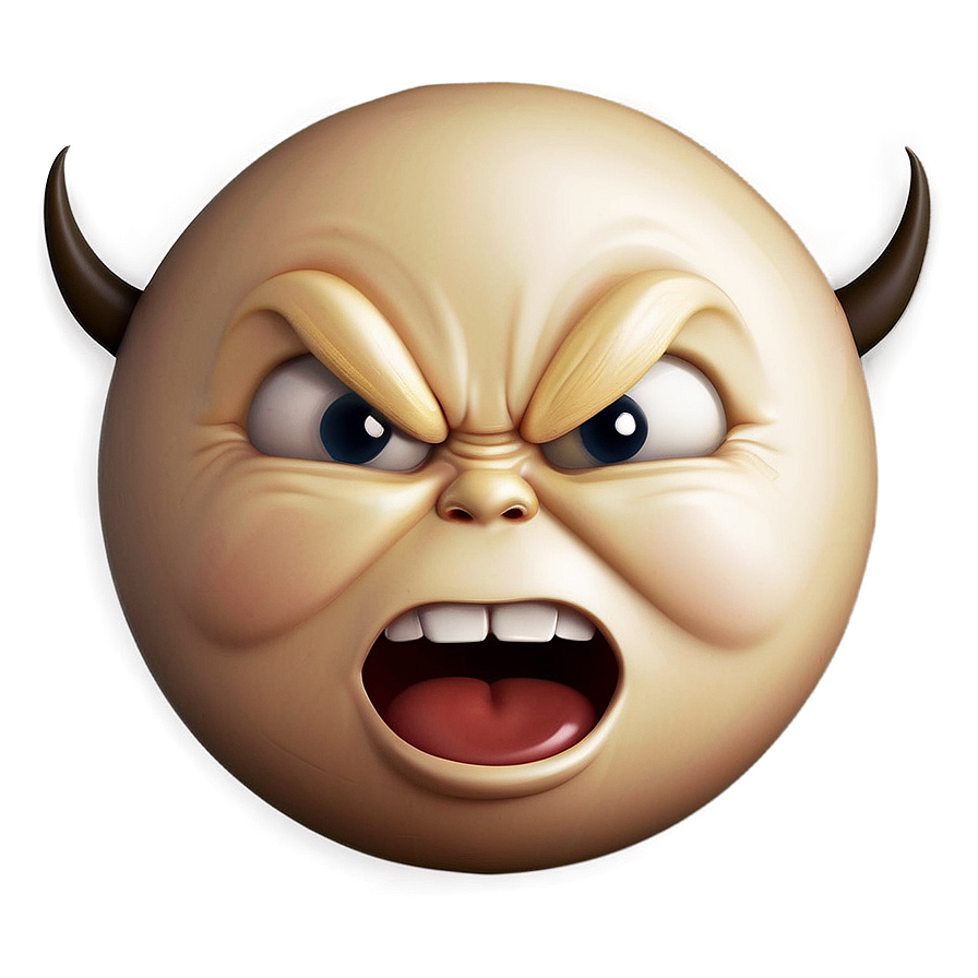 Angry Emoji In Vector Png Acx77