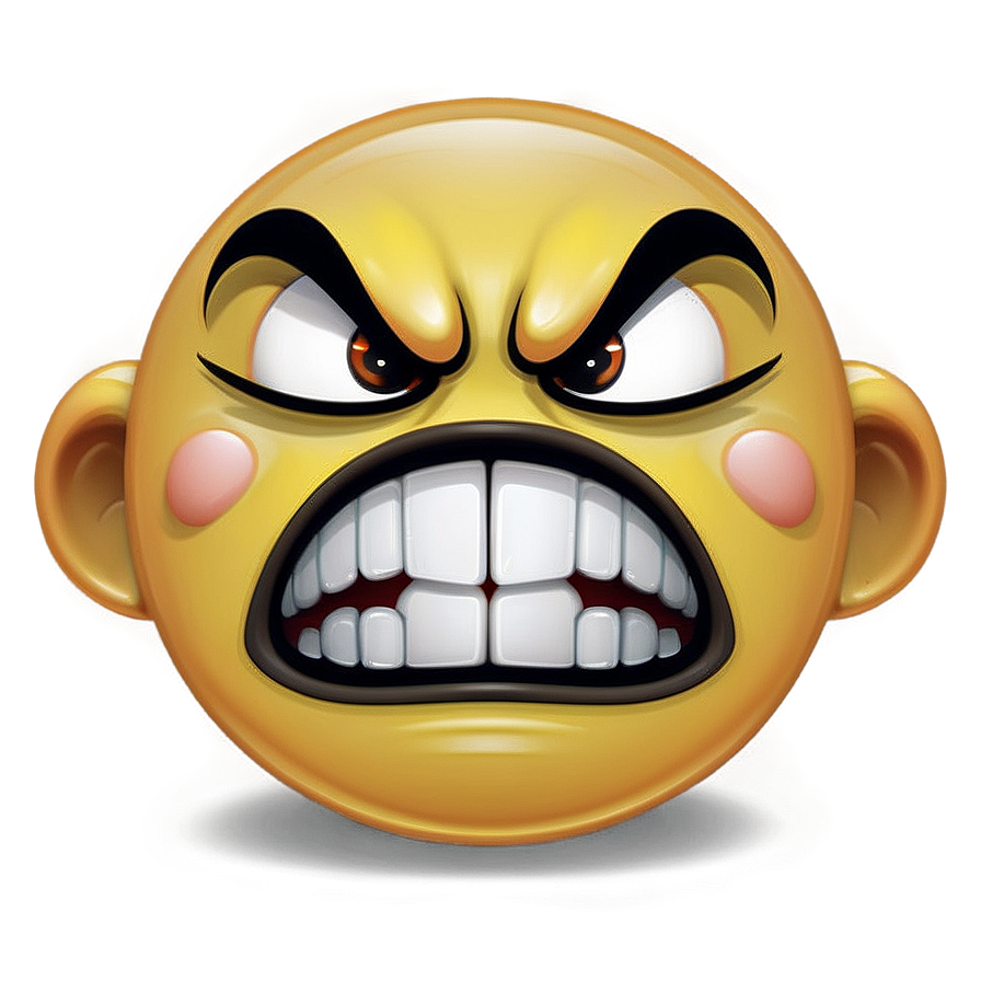 Angry Emoji In Vector Png Dsw