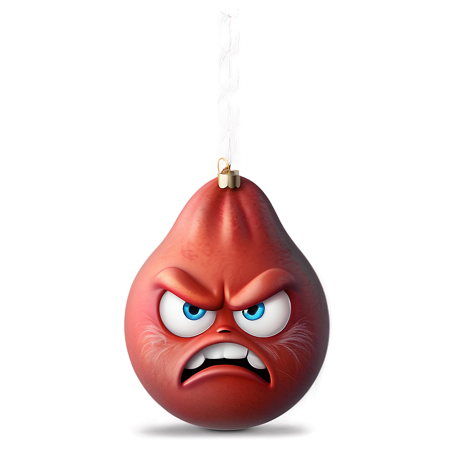 Angry Emoji With Red Face Png 05252024