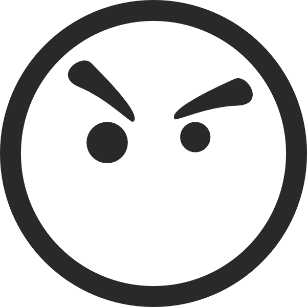 Angry Face Clipart - Facial Expression Png, Transparent Png PNG image with a transparent background, free high-resolution download