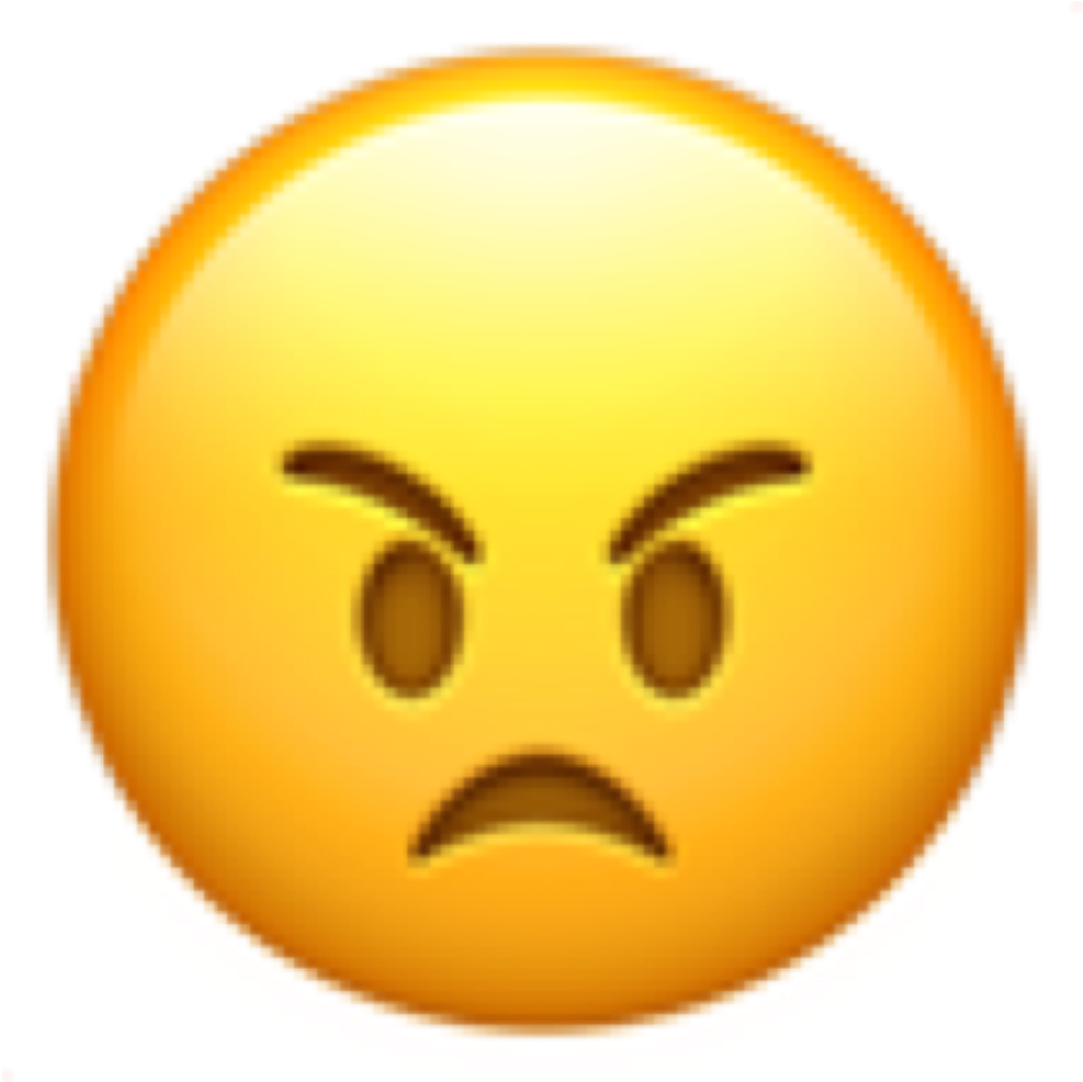 #iphoneemoji #emoji #iphone #mad #freetoedit - Transparent Angry Kiss Emoji, HD Png Download PNG image with a transparent background, free high-resolution download