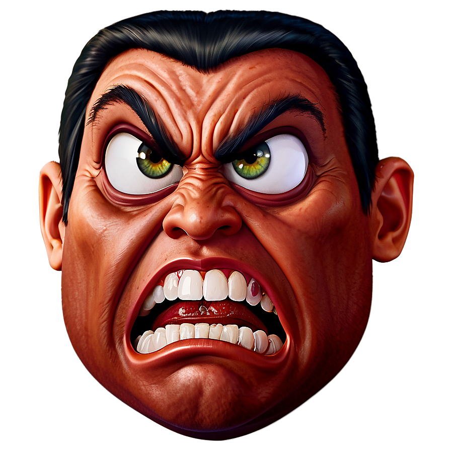 Angry Face Icon PNG xoq68 PNG with transparent background