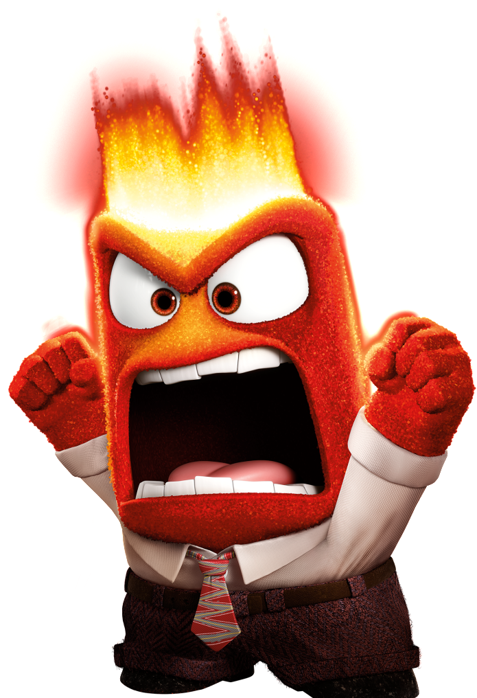 Anger Disney Wiki Cartoon And Pixar Inside, HD Png Download PNG with transparent background