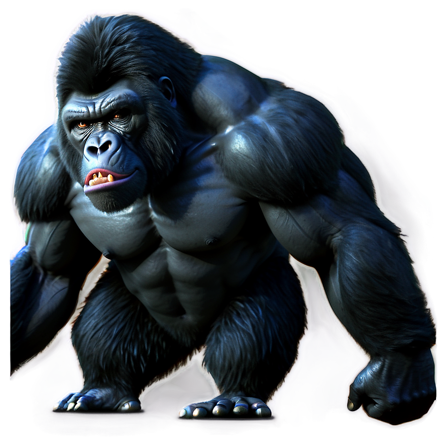 Angry Gorilla Bodybuilder Png Iql