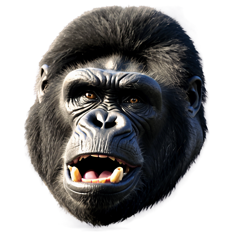 Angry Gorilla Face Png Kgu