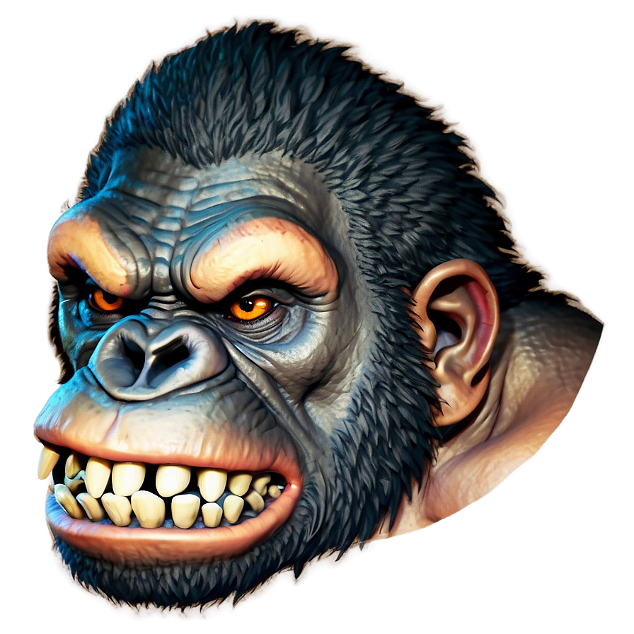 Angry Gorilla Mascot Design Png Dcx77