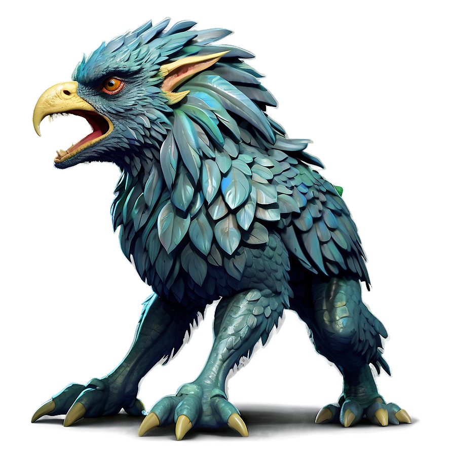 Angry Griffin Mythical Creature Png Nth67