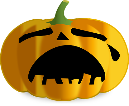 Angry Jack O Lantern Graphic PNG with transparent background