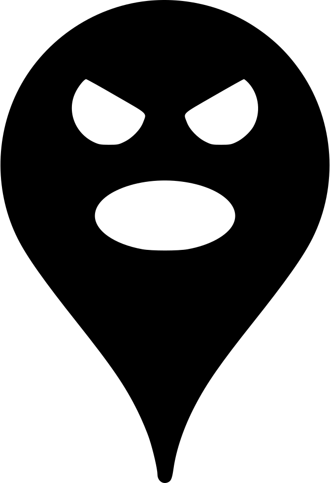 Scream - Transparent Background Location Pin Png White, Png Download PNG image with a transparent background, free high-resolution download