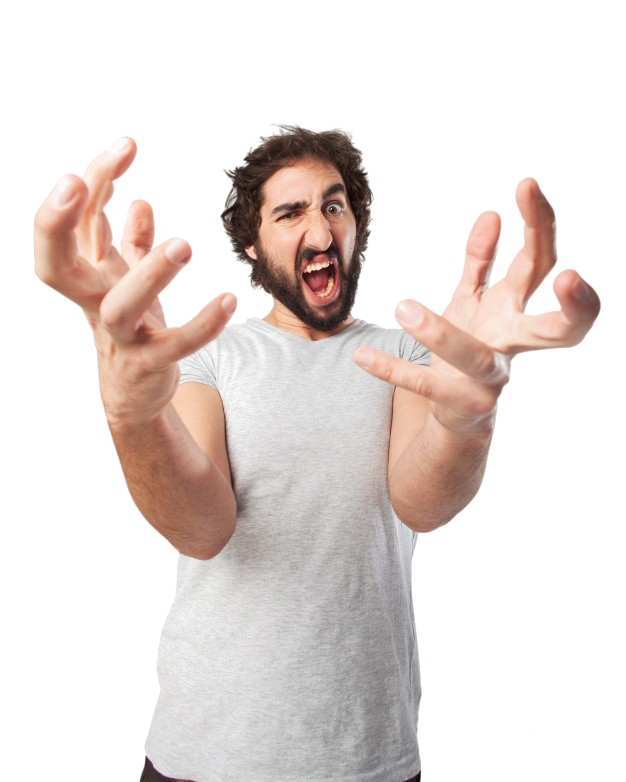 Shout - Angry Person Png Png, Transparent Png PNG with transparent background
