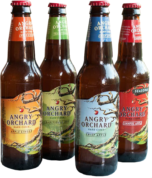 Angry Orchard Cider Variety PNG with transparent background