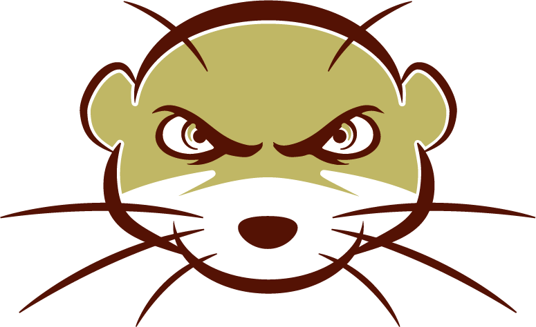 Angry Otter Cartoon Graphic