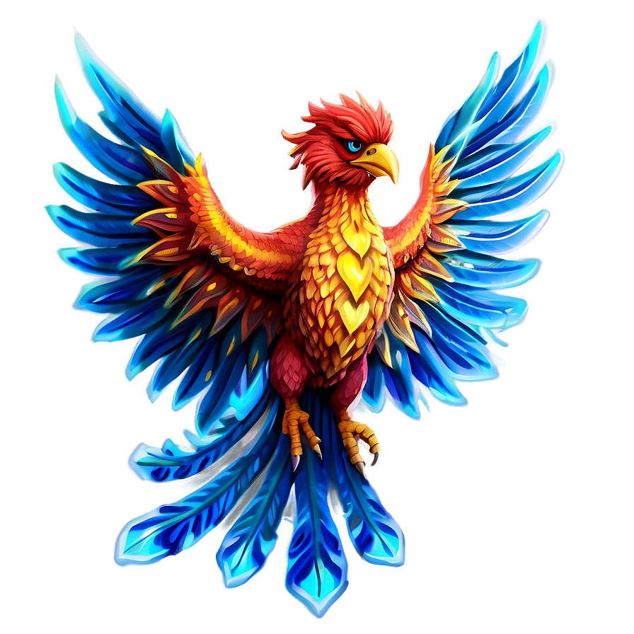 Angry Phoenix Mythical Png Nym