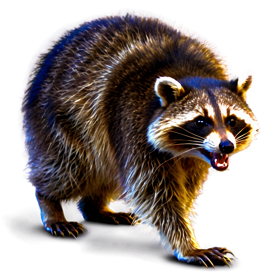 Angry Raccoon Pose Png Gai53