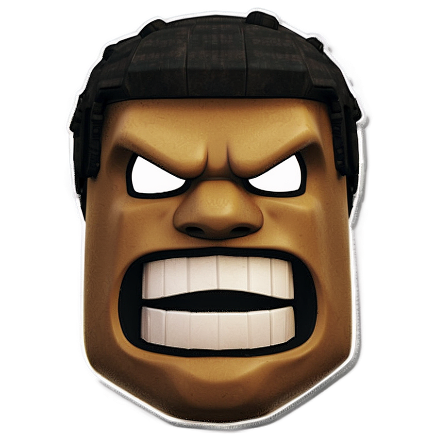 Angry Roblox Face PNG 89 PNG image with a transparent background, free high-resolution download