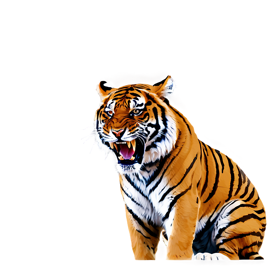 Angry Tiger Png 05032024