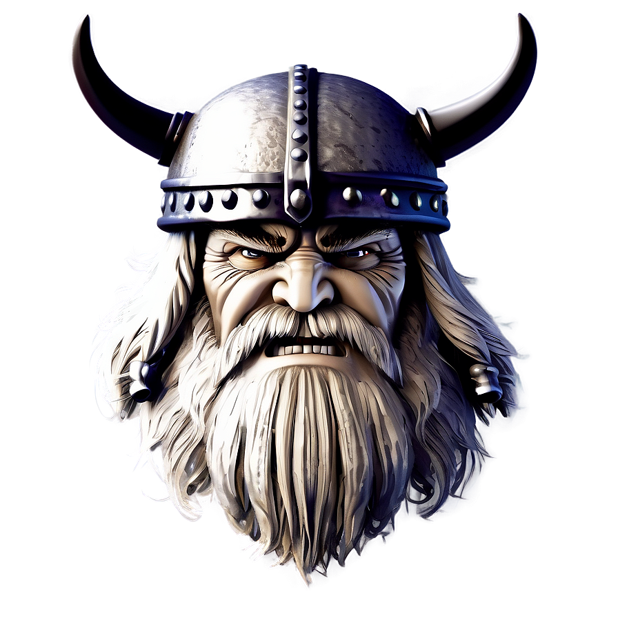 Angry Viking Emblem Png 06112024