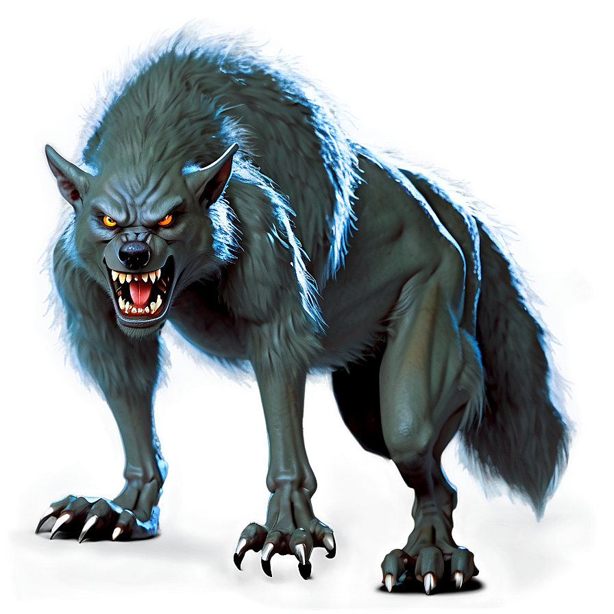 Angry Werewolf Halloween Png Joi