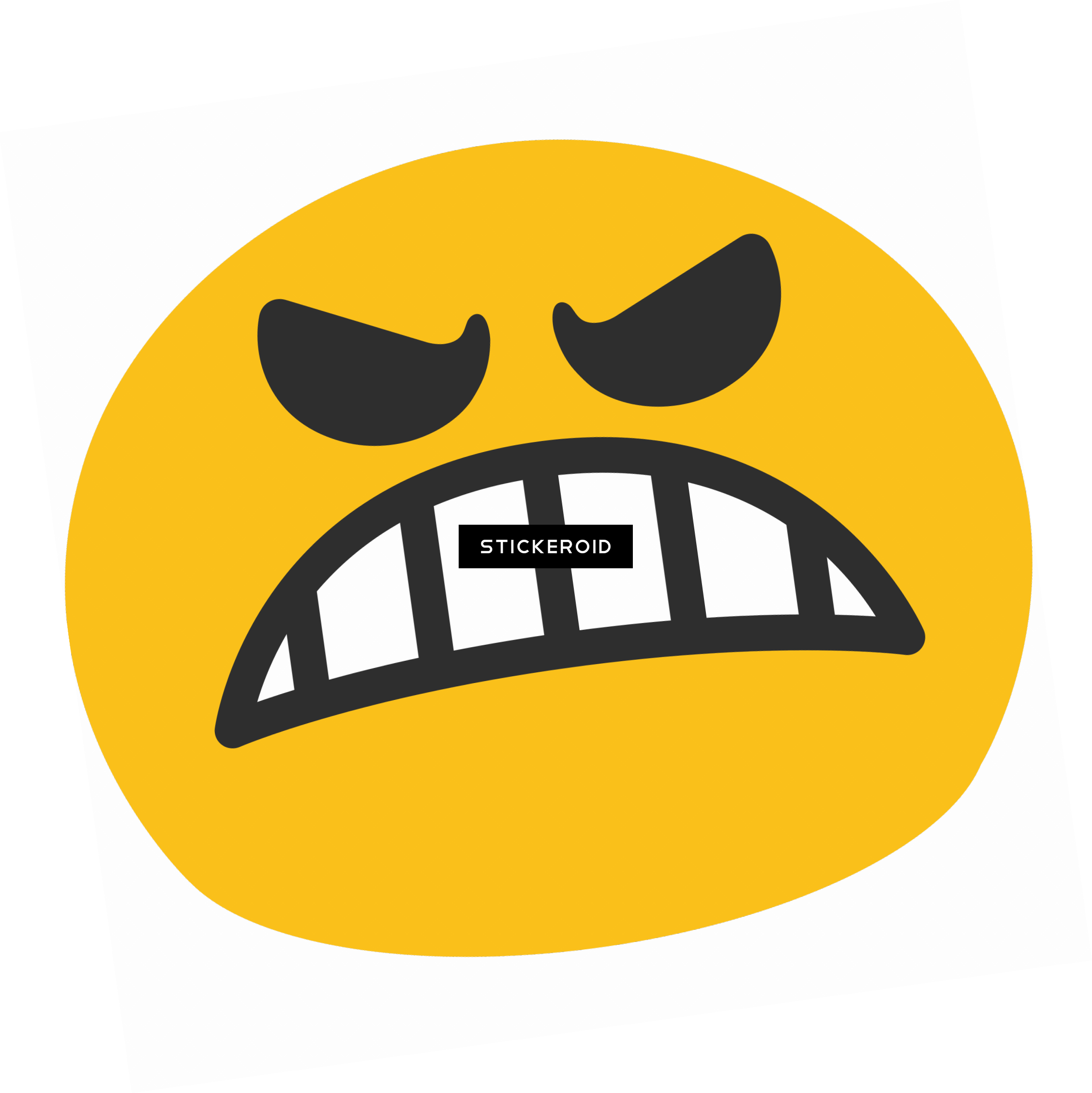 Money Bag Emoji - Android Angry Face Emoji, HD Png Download PNG image with a transparent background, free high-resolution download