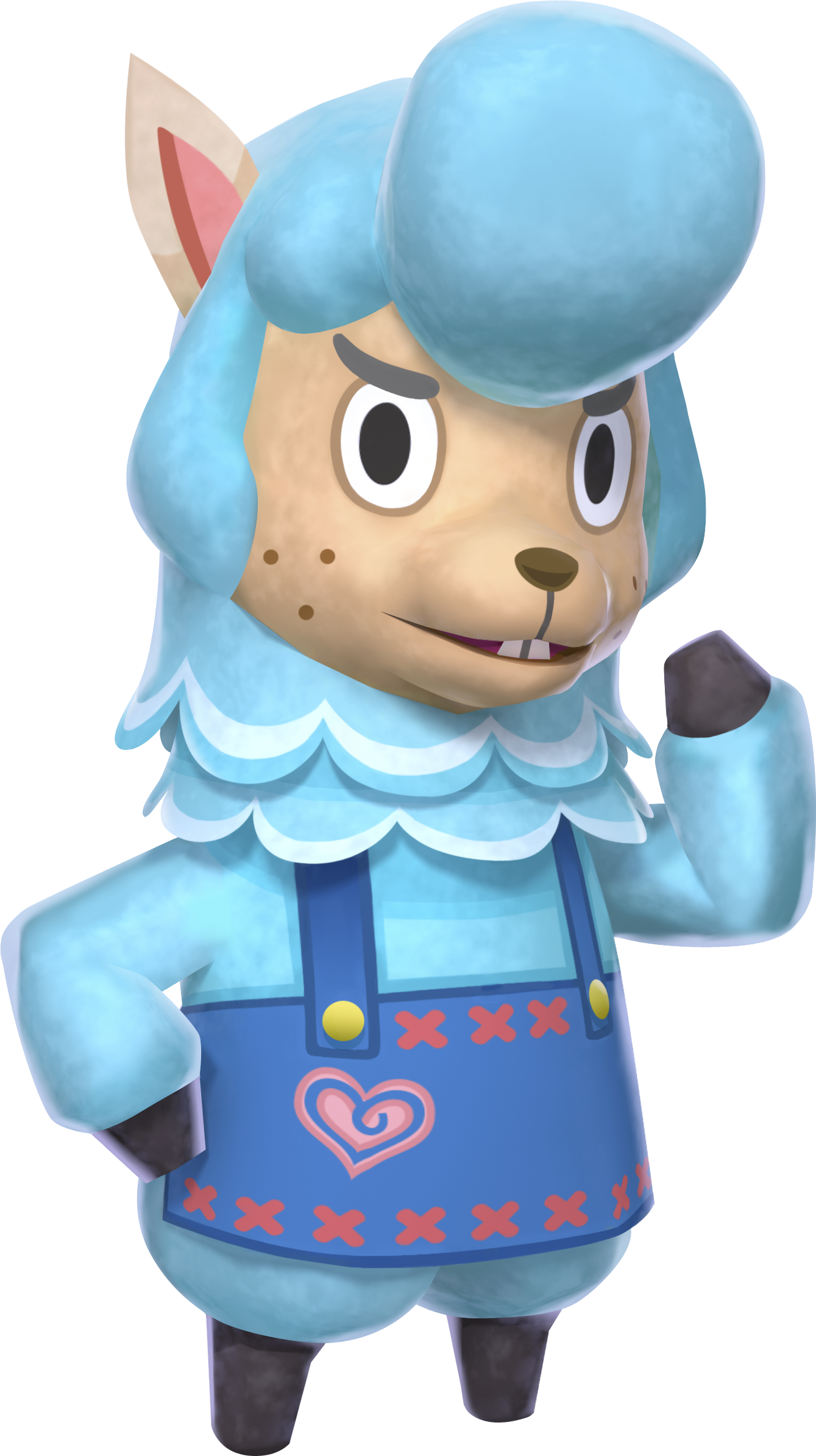 Animal Crossing Blue Sheep Villager